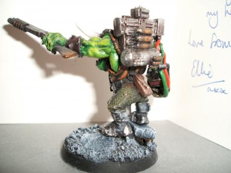 back view of new ork warboss by borgut