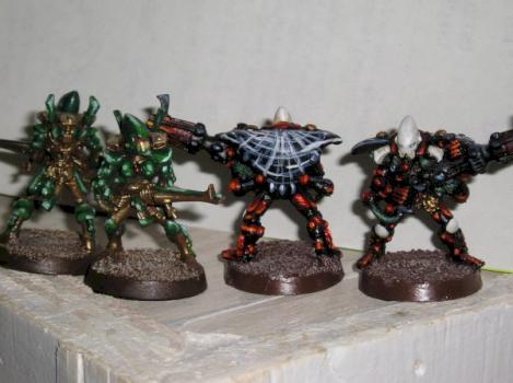 warp spider & gaurdian defender by redhatman