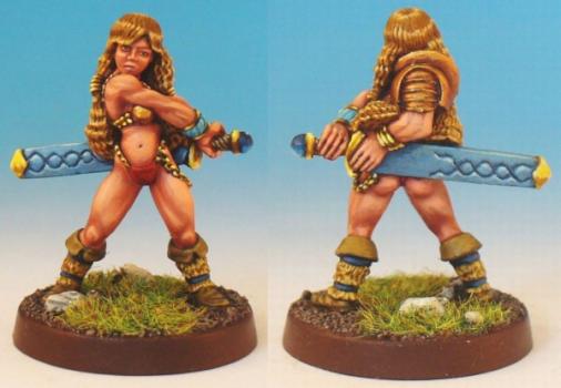 Celtos Swordswoman by Duff
