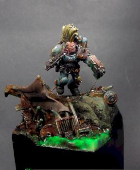 Orc War Veteran Space Marine by jarhead