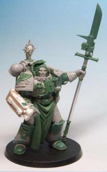 Grey Knight (Inquisitor Scale) Green Work by Mr F