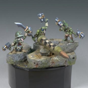 Gretchin with an Ambitious Plan by Beelzebrush