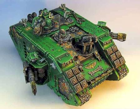 Salamander Land Raider Redeemer top view by Wappellious
