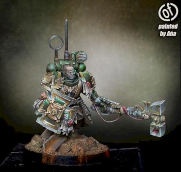 Dark Angels space marine by Ana