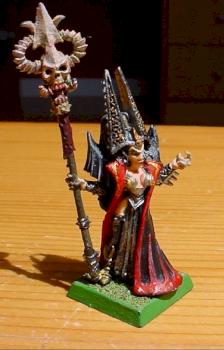 sorcière elfe noir by korgan