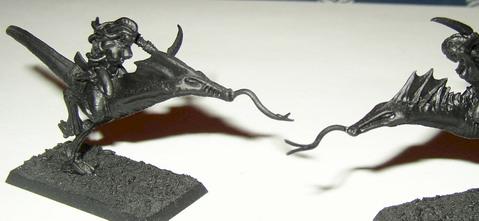 sllanesh daemonettes on daemonic steed by poncho