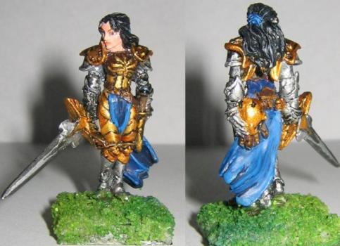Alaine, Female Paladin by Nightshadow