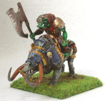 Orc on Brontop by polyphren