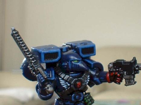 Crimson Fists Assault Marine by jojamie