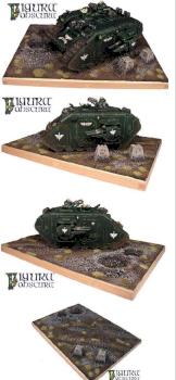 Dark Angels Landraider for the Showcase by FIGURAOBSCURA