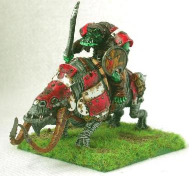 Orc on Brontop by polyphren
