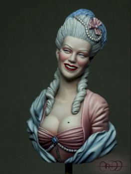 Dama de la corte francesa, siglo XVIII by Pepa