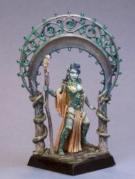Autumn Bronzeleaf, Female Elf Wizard by Minicreatures