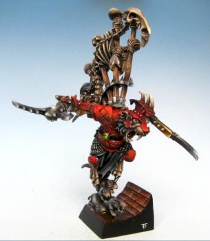 Skaven Warlord Queek Headtaker by Flameon