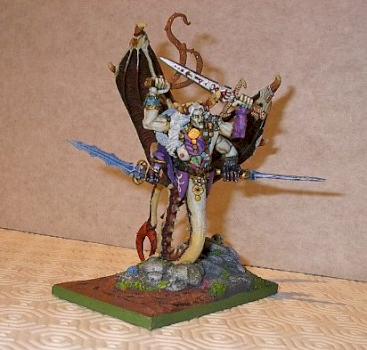 Fulgrim, Slaanesh primarch daemon prince conversion by Hellric