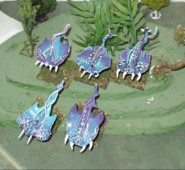 Chaos Tzeench screamers by zmatusk1