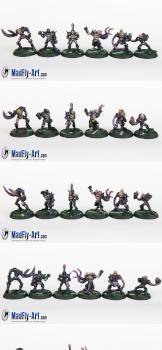 Slaanesh Blood Bowl Team by MadFlyArtStudio