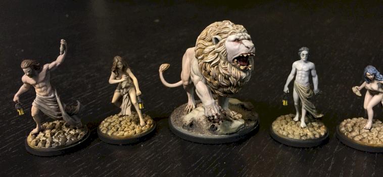 Kingdom Death Survivors & White Lion by wolfewuz