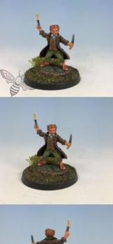 Halfling/Hobbit rogue by The Huntress