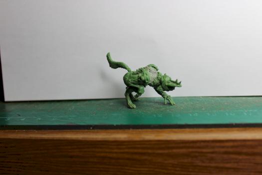 Werewolf blood bowl player by diotwir