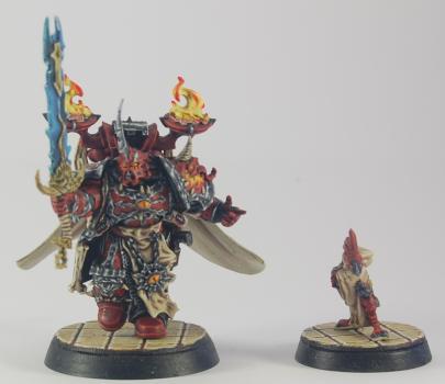 Word Bearers Sorcerer with Force Sword by MaliGn