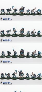 Tzeentch Blood Bowl Team by MadFlyArtStudio