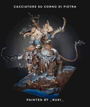 Ogre Hunter on Stonehorn by Ruki