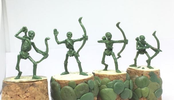 Skeleton Archers by philhynes