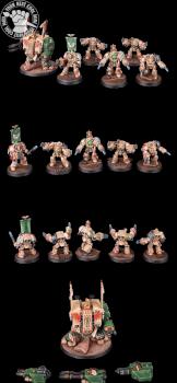 Warhammer 40K, Space Marine, Dark Angels Elite Group by cool-minis.com