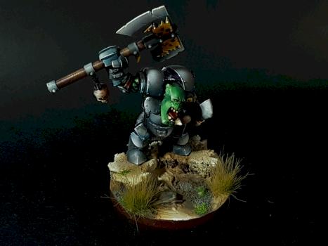 WARHAMMER FANTASY - ORK BOSS by pablito.arte