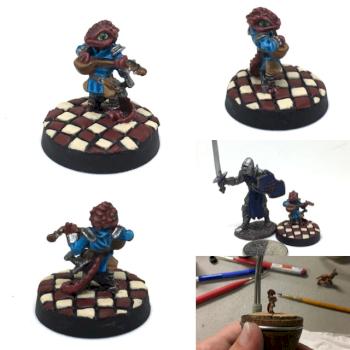 AdUk, Kobold Bard, Stonehaven Miniatures by AnotherEternity