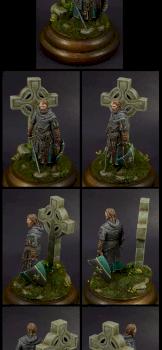 Irish Knight (14th cen.) (54mm) by b00gie