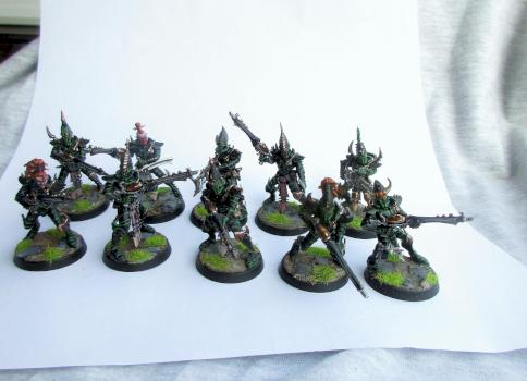 Dark Eldar Kabalite Warriors squad by red-badger
