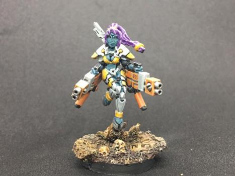 Wargame Exclusive- Greater Good Dash Commander by KDPaintsMinis