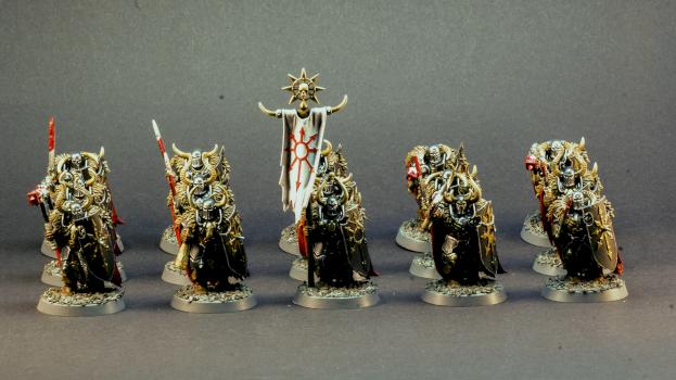 Warriors of Chaos by RougePaitingStudio