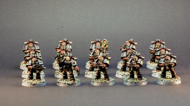 Legiones Astartes Tactical Squad #2 by RougePaitingStudio