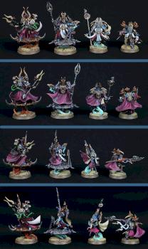 THOUSAND SONS EXALTED SORCERERS AND AHRIMAN by Kronid
