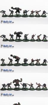 Khorne Blood Bowl Team by MadFlyArtStudio