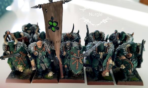 Nurgle Warriors of chaos by HelloDarkness