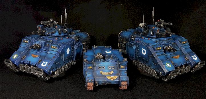 Ultramarine Repulsors and Rhino by Kneeil