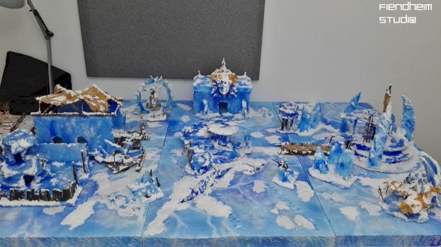Barbaric Frost World Terrain by Fiendheim Studio
