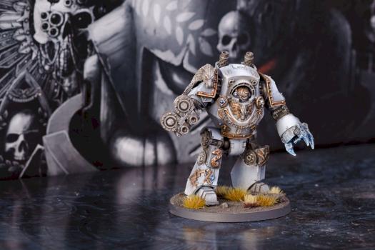 Space wolf vénérable contemptor dreadnought by Nopaintnogame