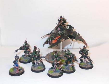 Dark Eldar Kabalite Warriors squad by red-badger
