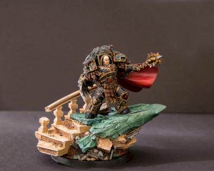 Horus the Warmaster Primarch of the Sons of Horus by sockmerchant
