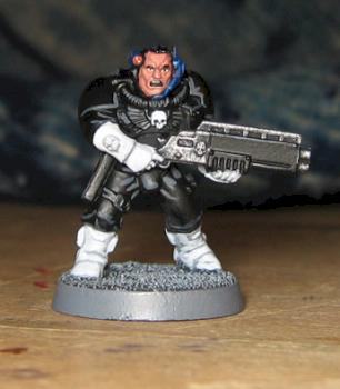 'punisher' space marine scout by mongoosejack