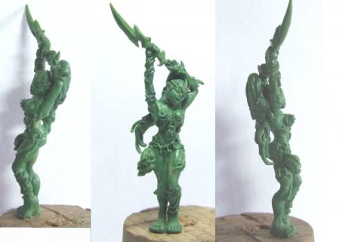 Elfa oscura/female dark elf by juza