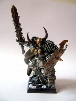 Archaon on foot by Jaybay