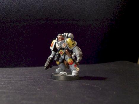 Space Wolf pack leader by wolflordkejl