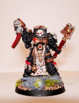 Black Templars Terminator Chaplain by ivincatania