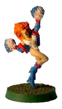 Pom-Pom Girl Elfe (Blood Bowl) by Algan